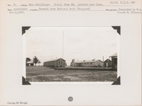hfca_1607_iva_015_24_038_ecw-jls28_a. Man--Buildings--CCC [Civilian Conservation Corps] Camp #4. Located near Cade. Locality: Mammoth Cave National Park (Proposed). Negative #: ecw-jls28. [Emergency Conservation Work]. Presented by N.A. Claude W. Hibbard. Submitted 11/5/1934
