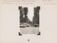 hfca_1607_iva_015_24_012_4915_a. Man--Buildings--CCC [Civilian Conservation Corps] Camp at White River. Locality: Mount Rainier National Park. Negative #: 4915