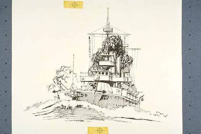 Spanish battleship, c1898