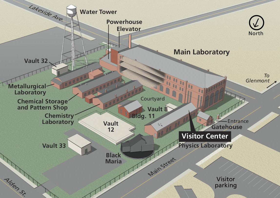Thomas Edison National Historical Park Laboratory Map