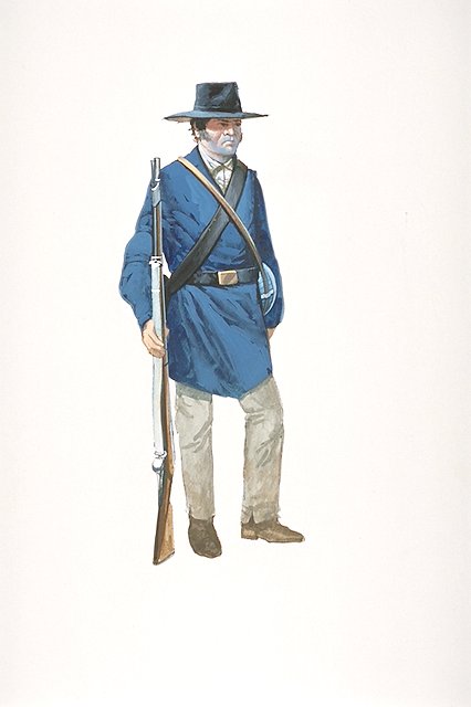 Private, Plauche's Volontaires d'Orléans (elite volunteer battalion from New Orleans)