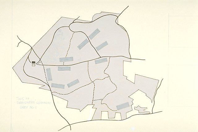 Map of Jockey Hollow where the main part of General George Washington's army camped in the winter of 1779-1780.