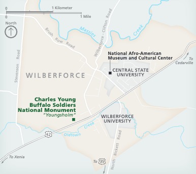 Charles Young Buffalo Soldiers National Monument Park Map