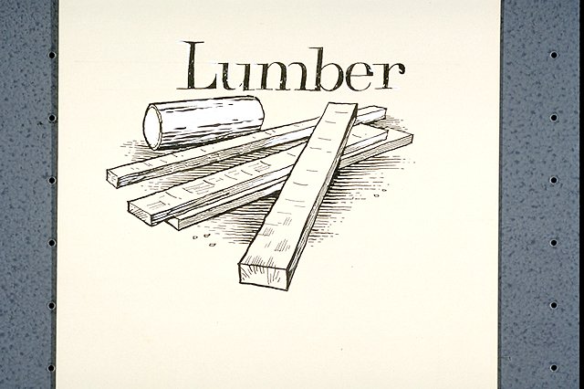 trade good: lumber.