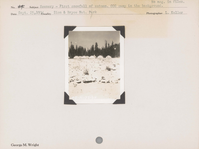 hfca_1607_iva_021_33_024_noneg01_a. Scenery: First snowfall of autumn. CCC camp in the background. No negative on file. Location: Zion & Bryce National Park.