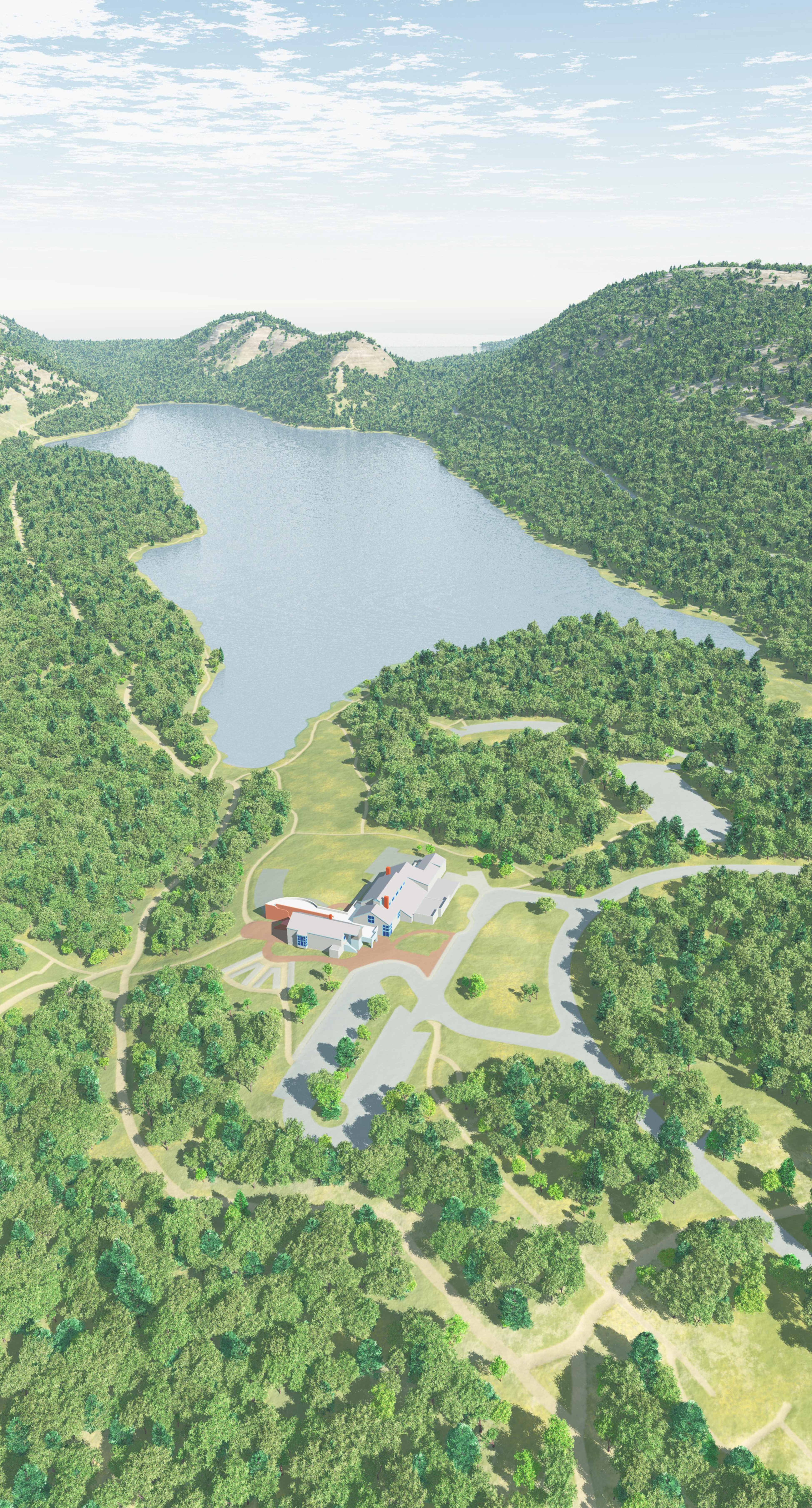 Acadia National Park Jordan Pond 3D Map 2