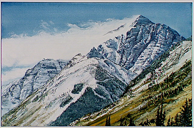 Scene of the Rocky Mountains