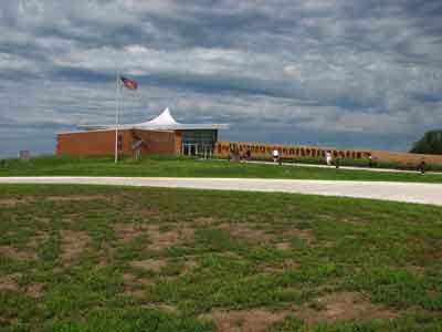 View of the Heritage Center from the Parking Lot