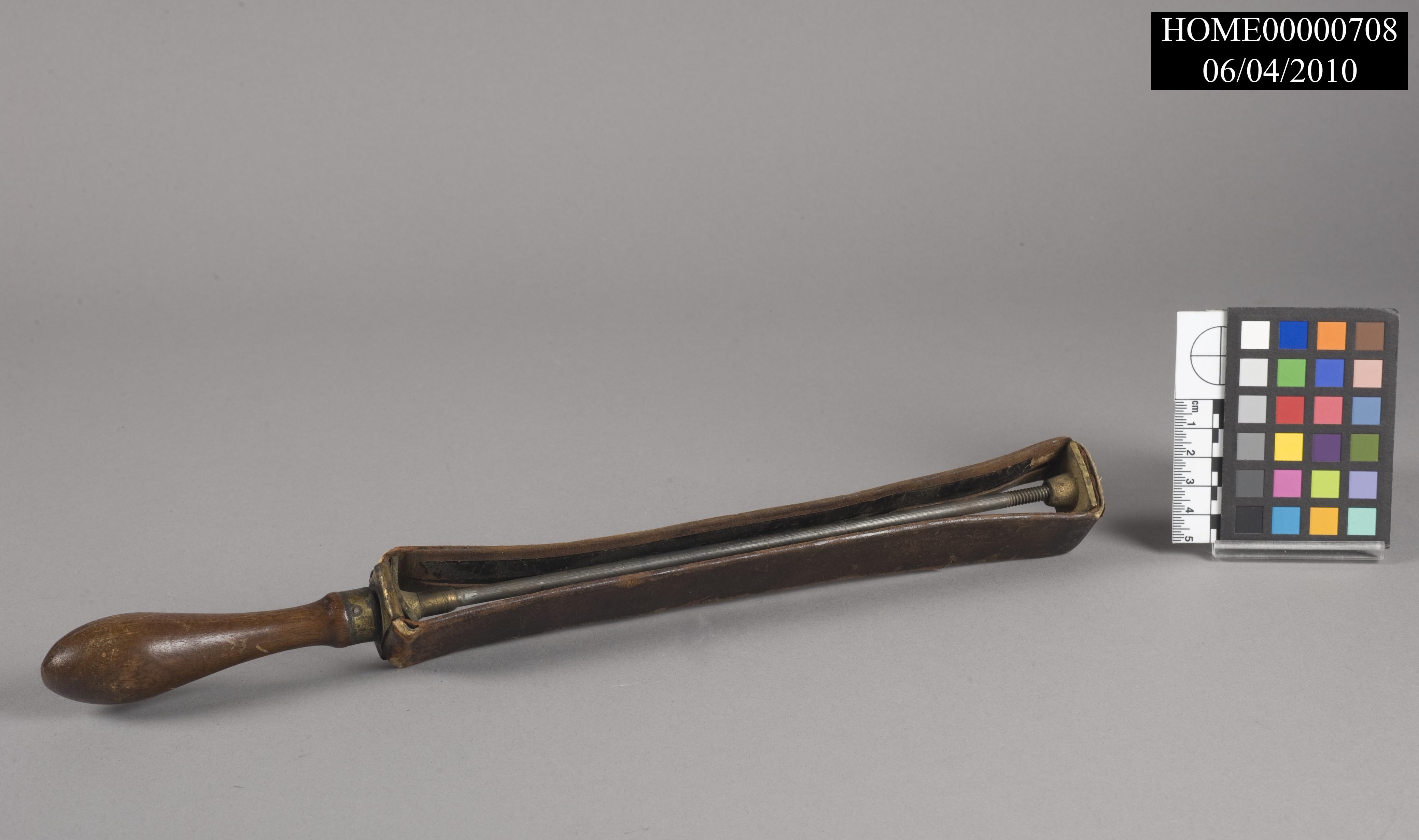 "HOWARDS PATENT ADJUSTABLE ELASTIC RAZOR STROP" 1871