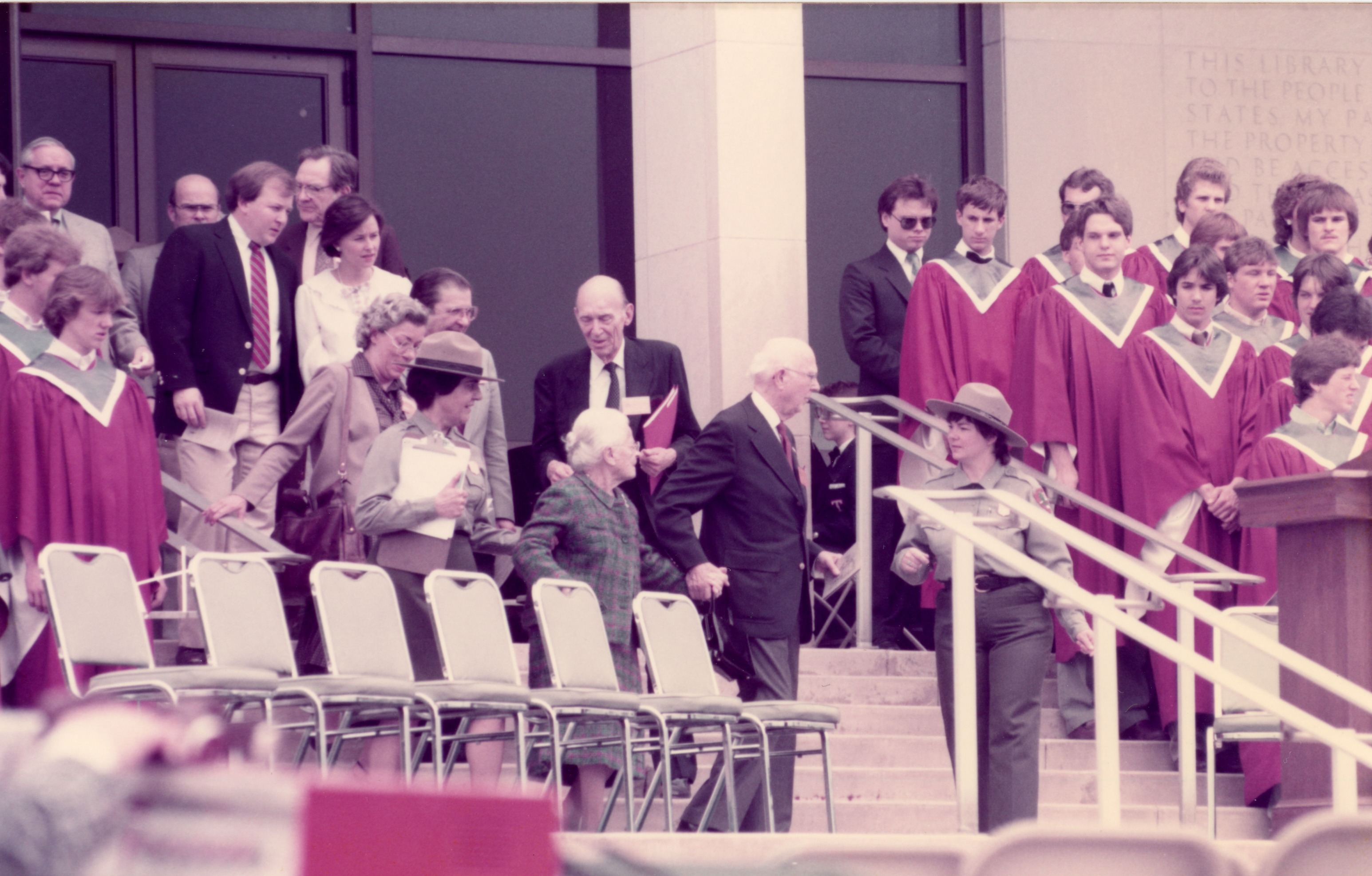 HST Library dedication ceremony general view