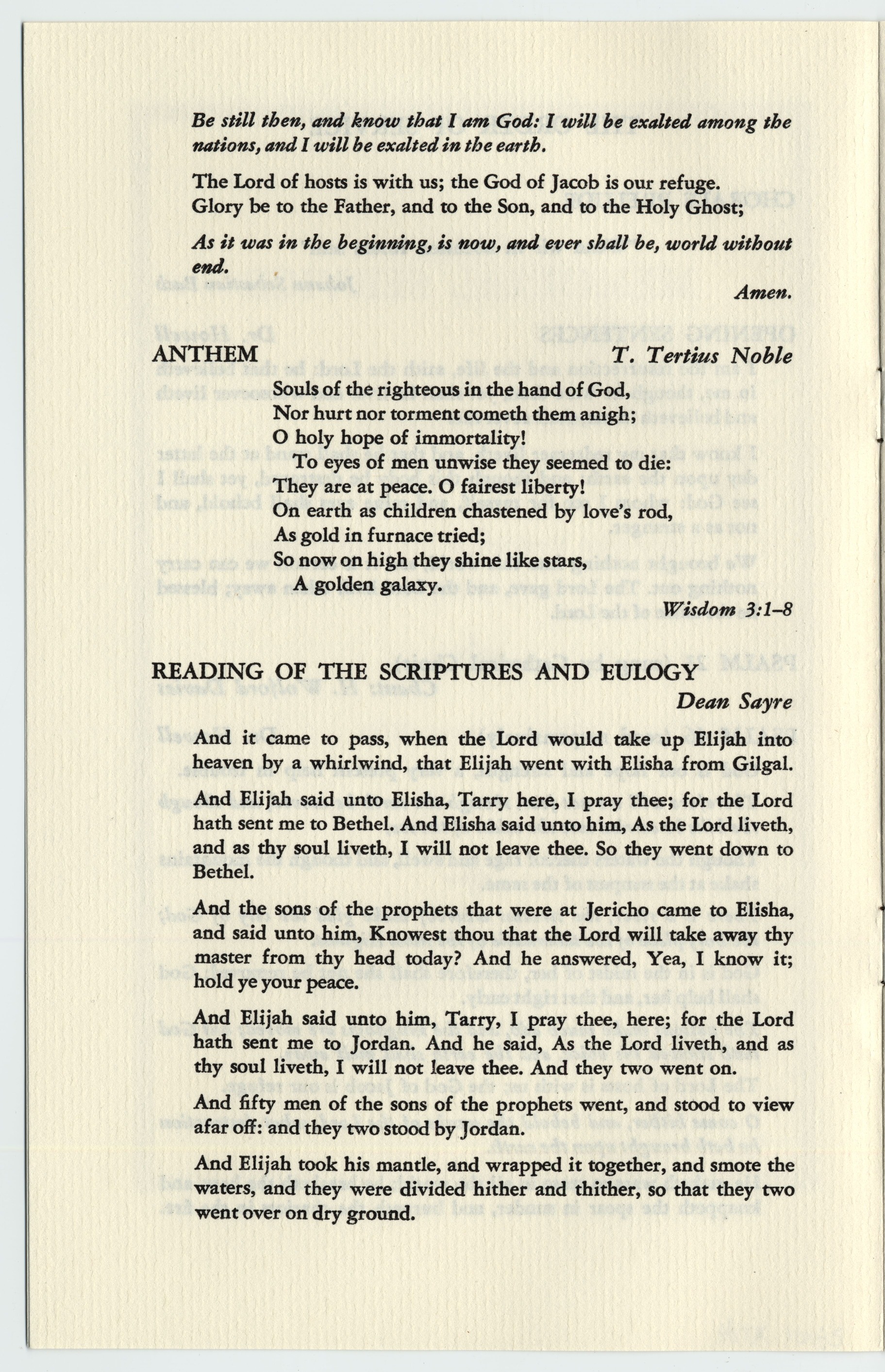 A program with 9 pages and a white cover