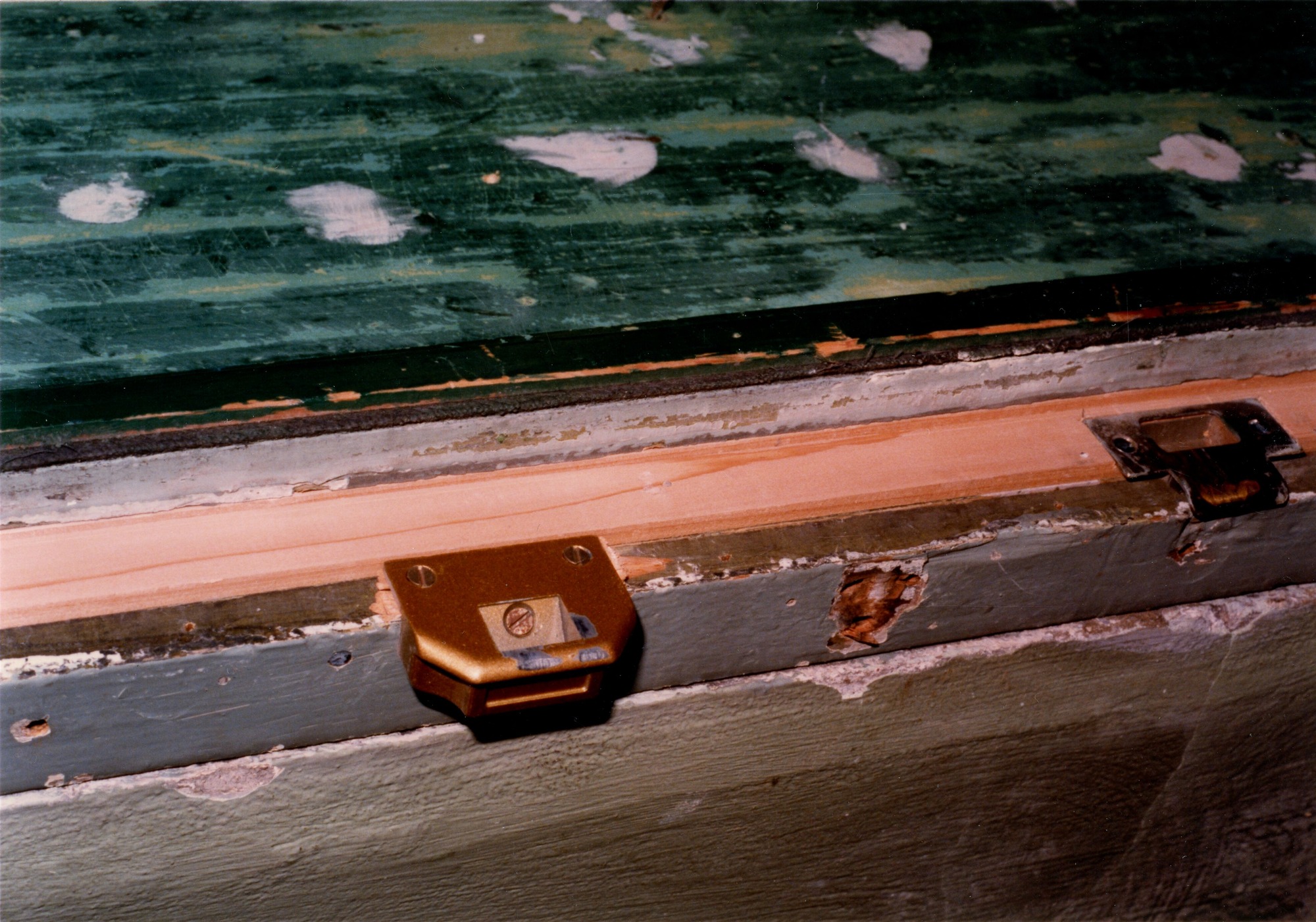 Basement door after repairs