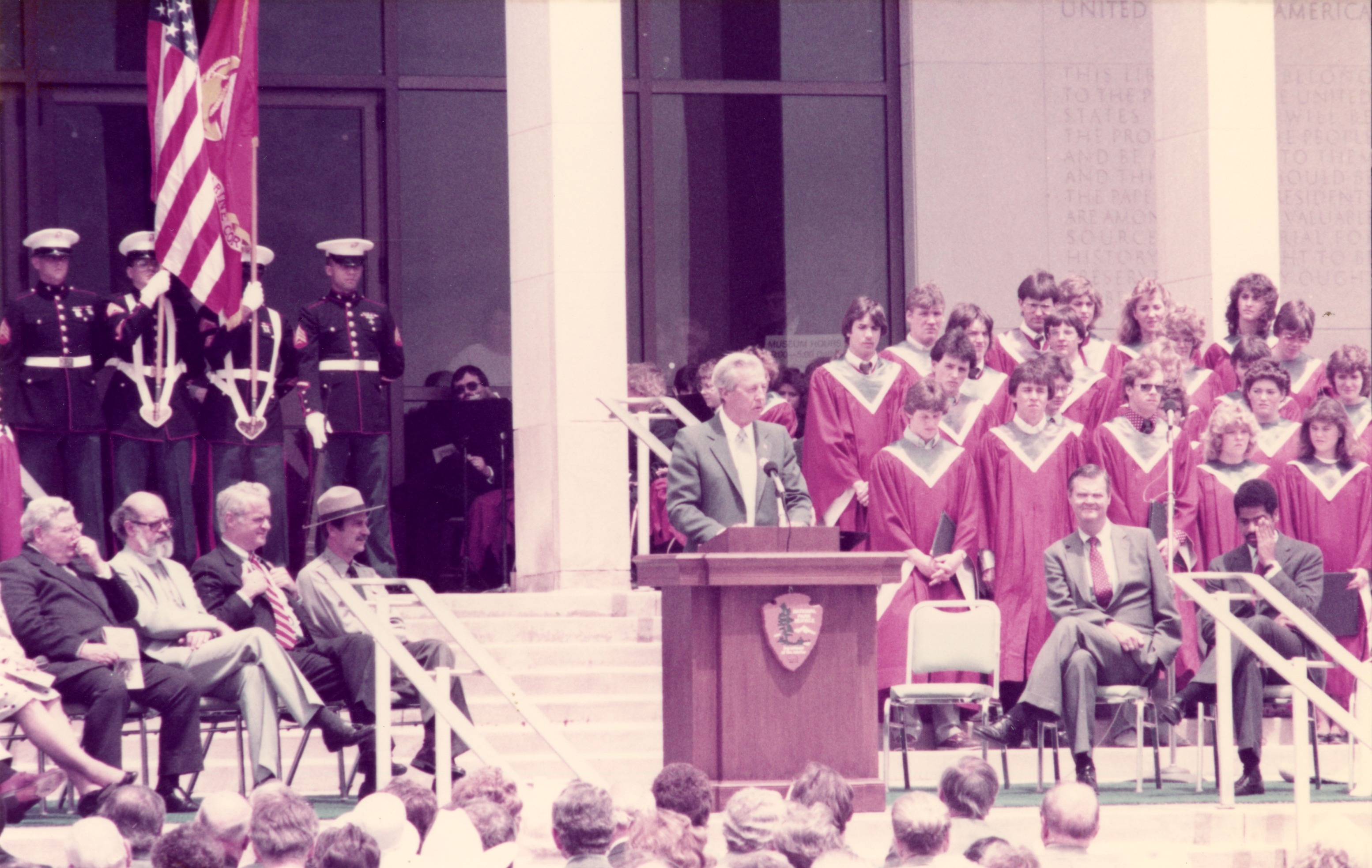 Dedication participant Russ Dickenson