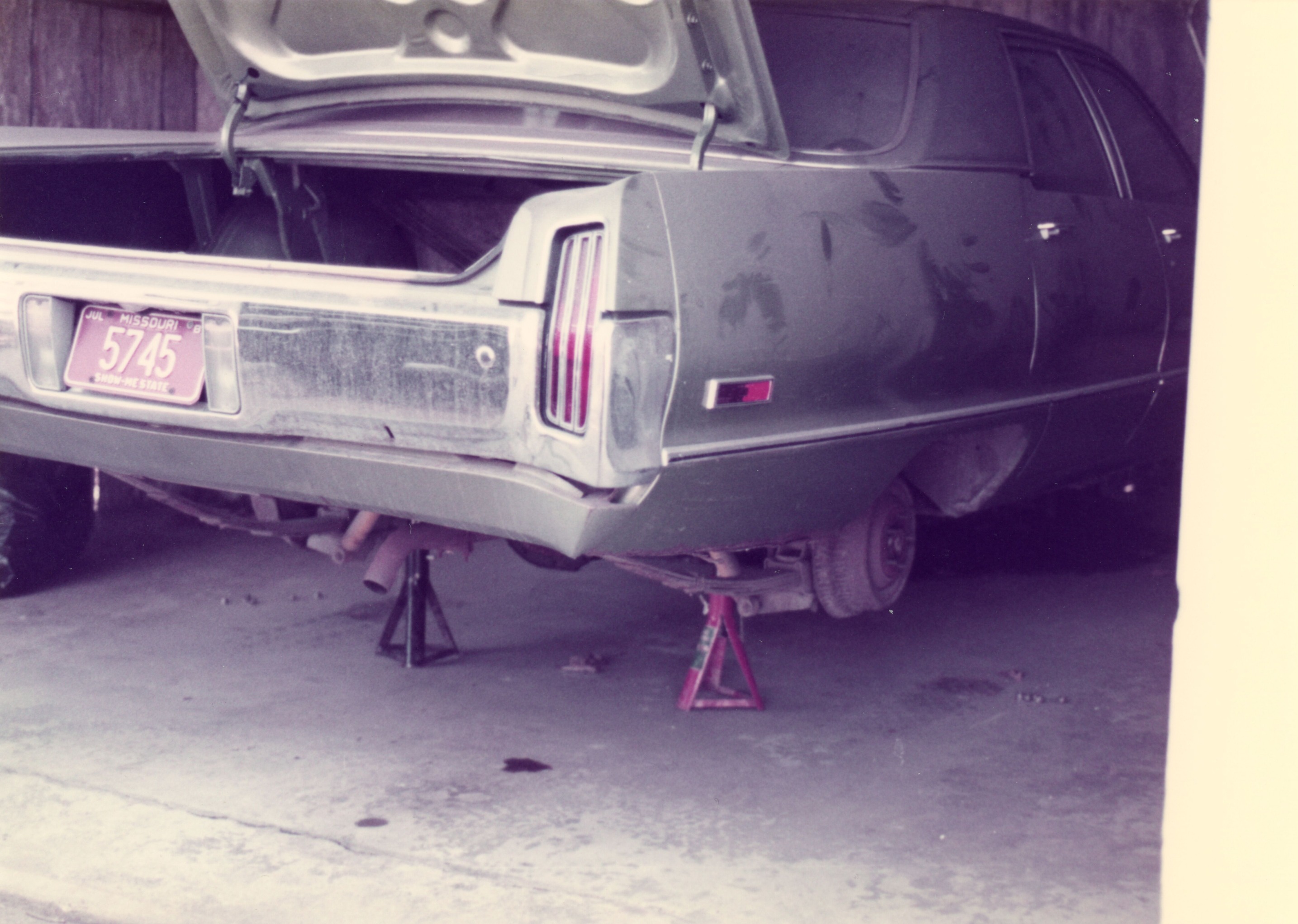 Hstr Chrysler in garage on property