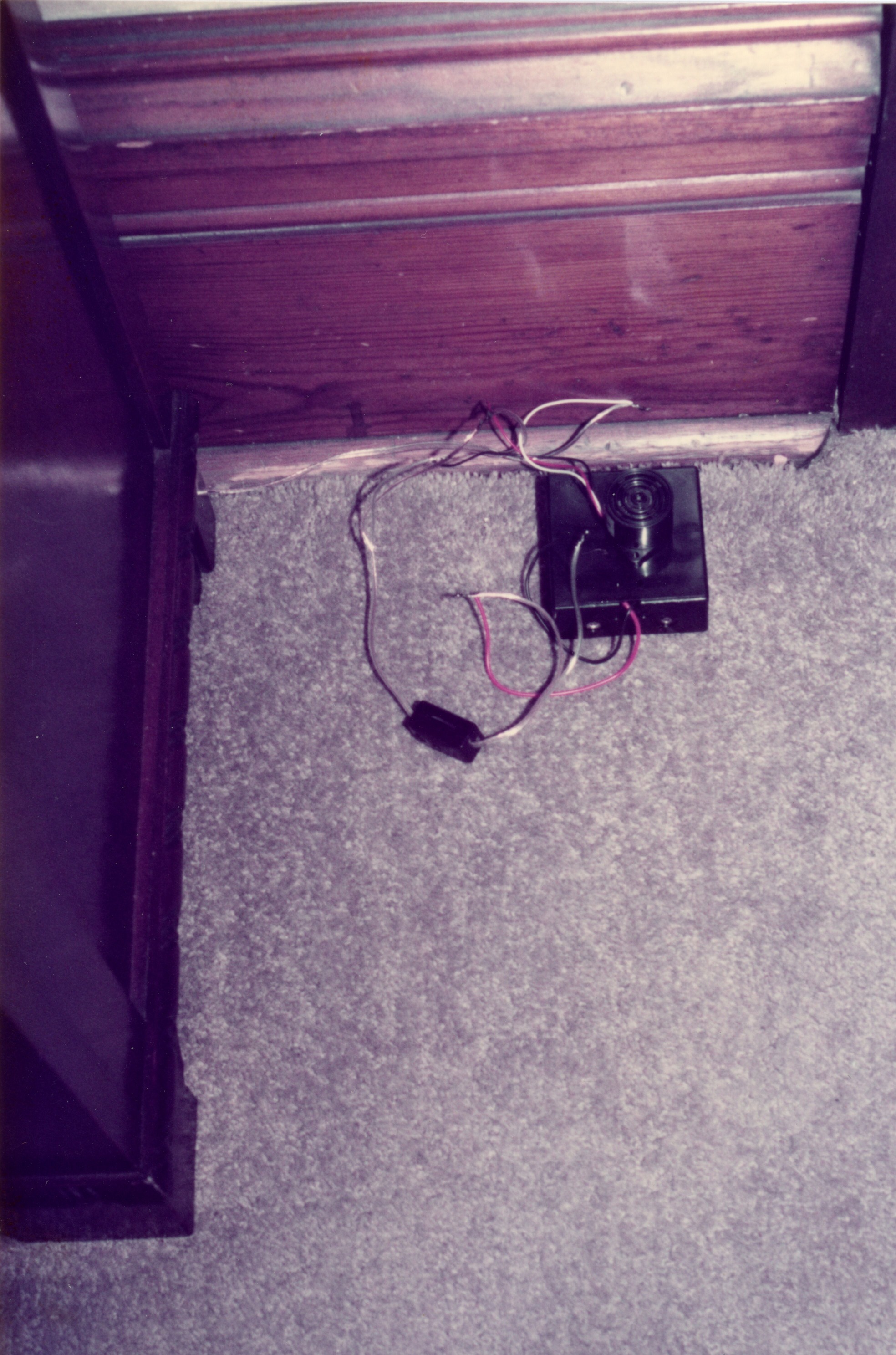 living room breakfront alarm