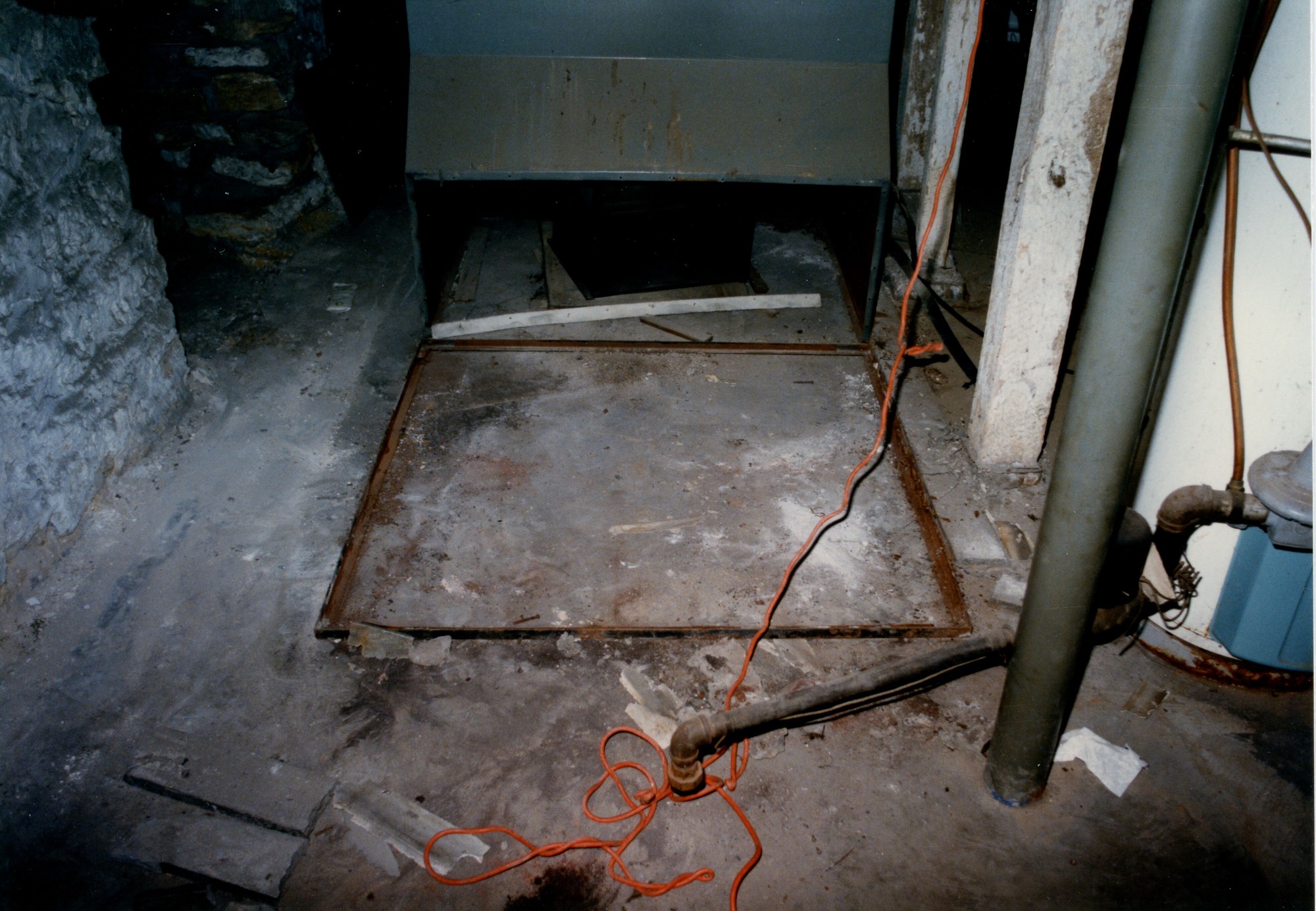 Furnace contract- Old furnace removed