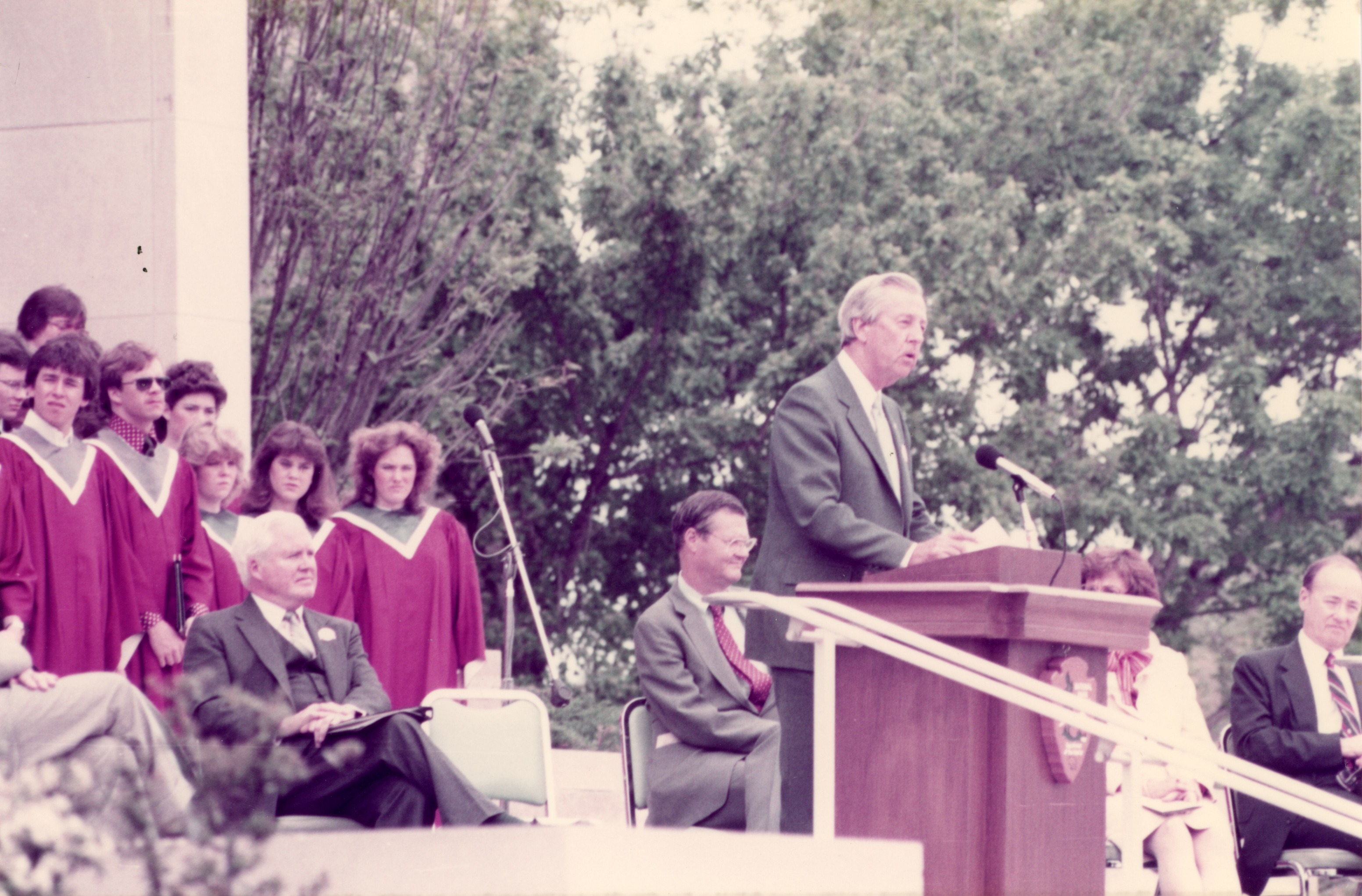 Dedication participant Russ Dickenson