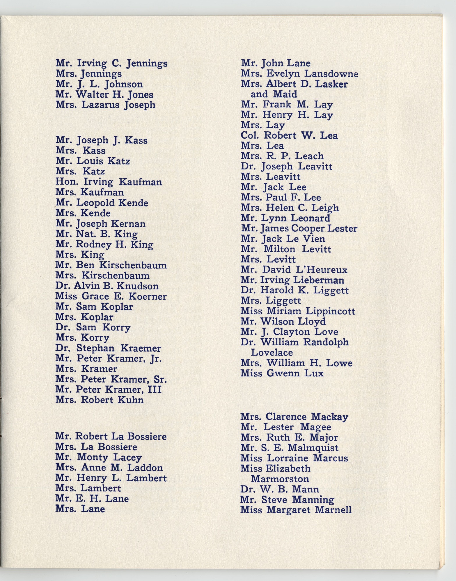 A small booklet with a red and blue striped cover. The booklet has 34 pages and the words are printed in blue ink.