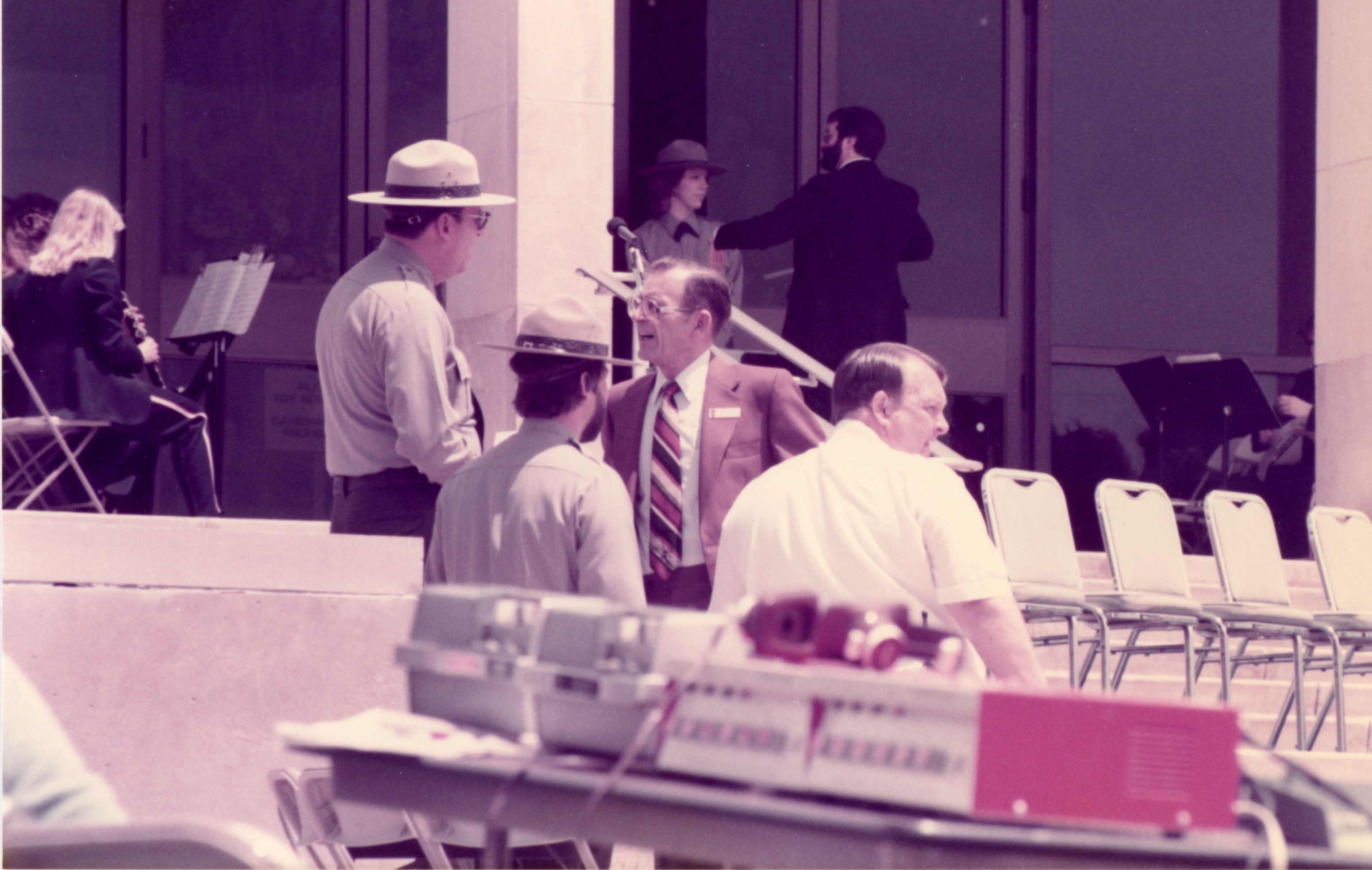 HST Library dedication ceremony general view