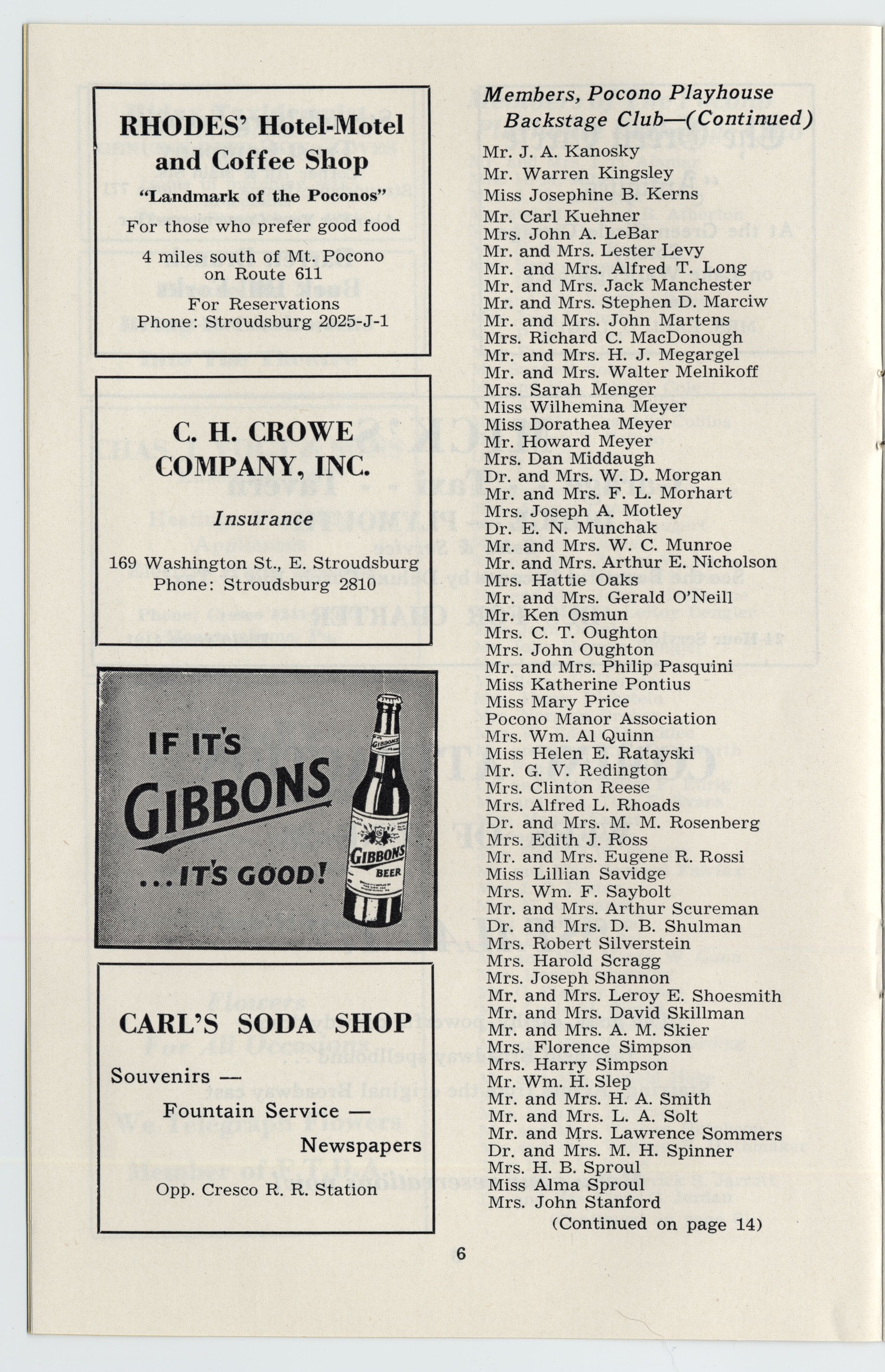 A program with 19 pages. The front cover is yellow colored with a green photo and text printed on it.