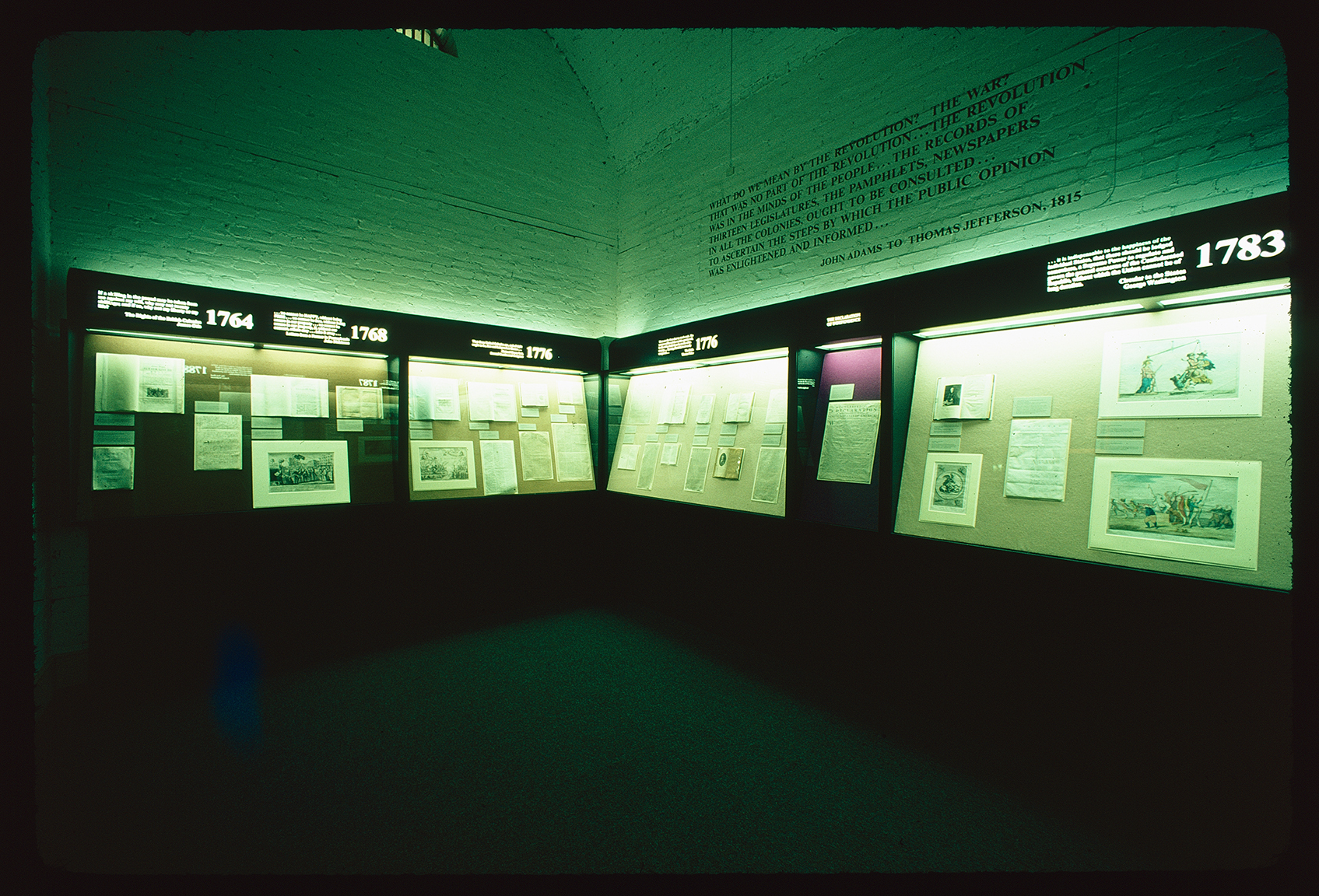 Second Bank of the United States. Interior. Portrait Gallery. Documents Room.