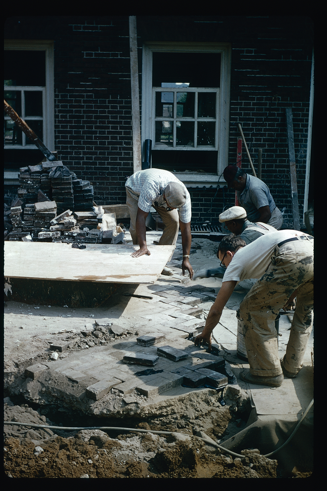 Replace Brick Walk Rear West Wing