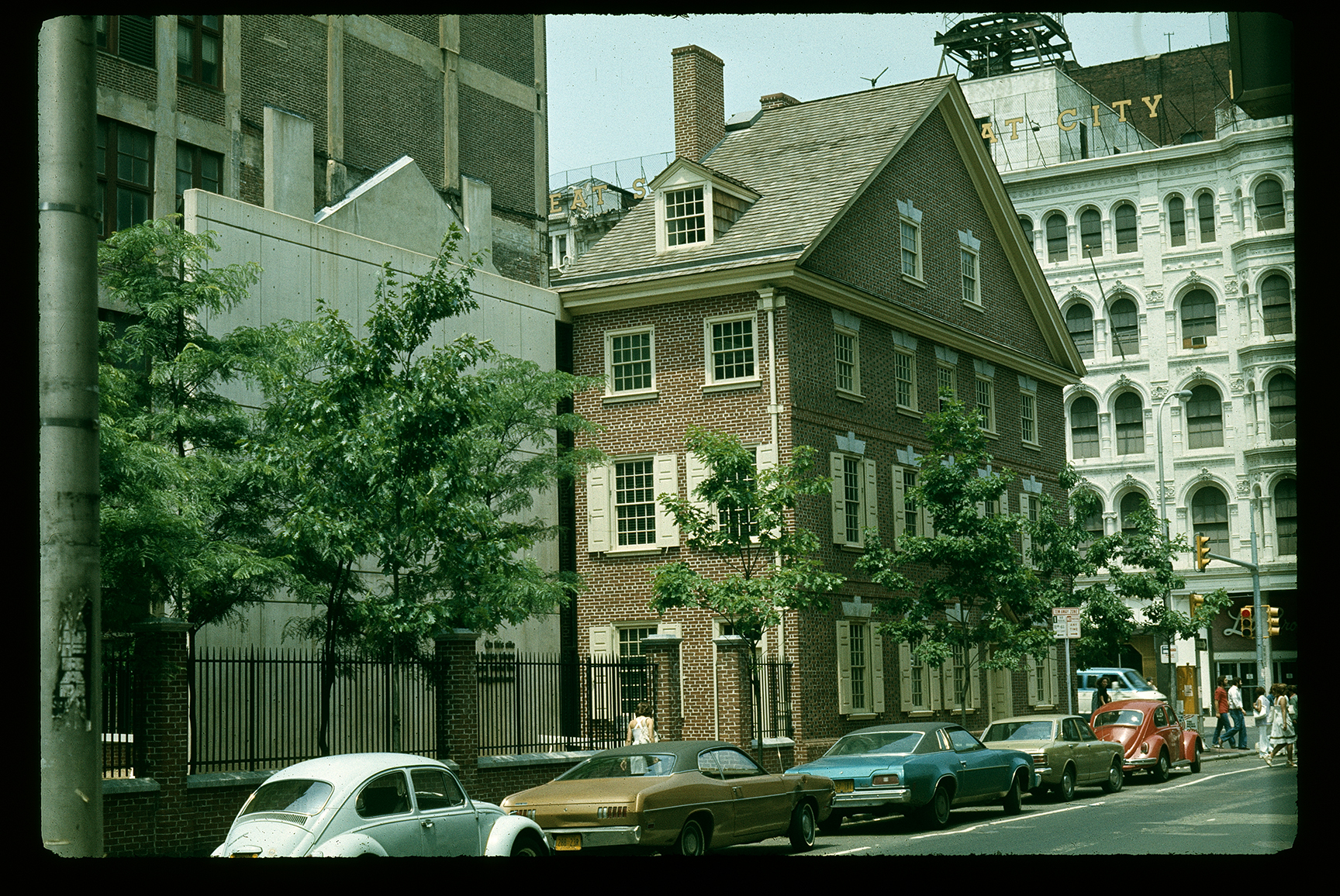 Graff House,7th & Market Sts., looking northwest