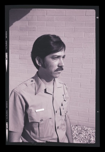 Black and white image of Ernie Quintana