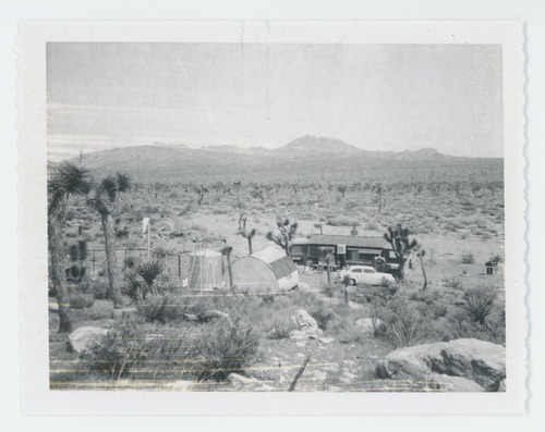 Black and white image of Bingham and Latner property, Henry Howard, Quail Springs Road