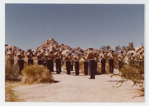Black and white image of USMC Commandant's Picnic