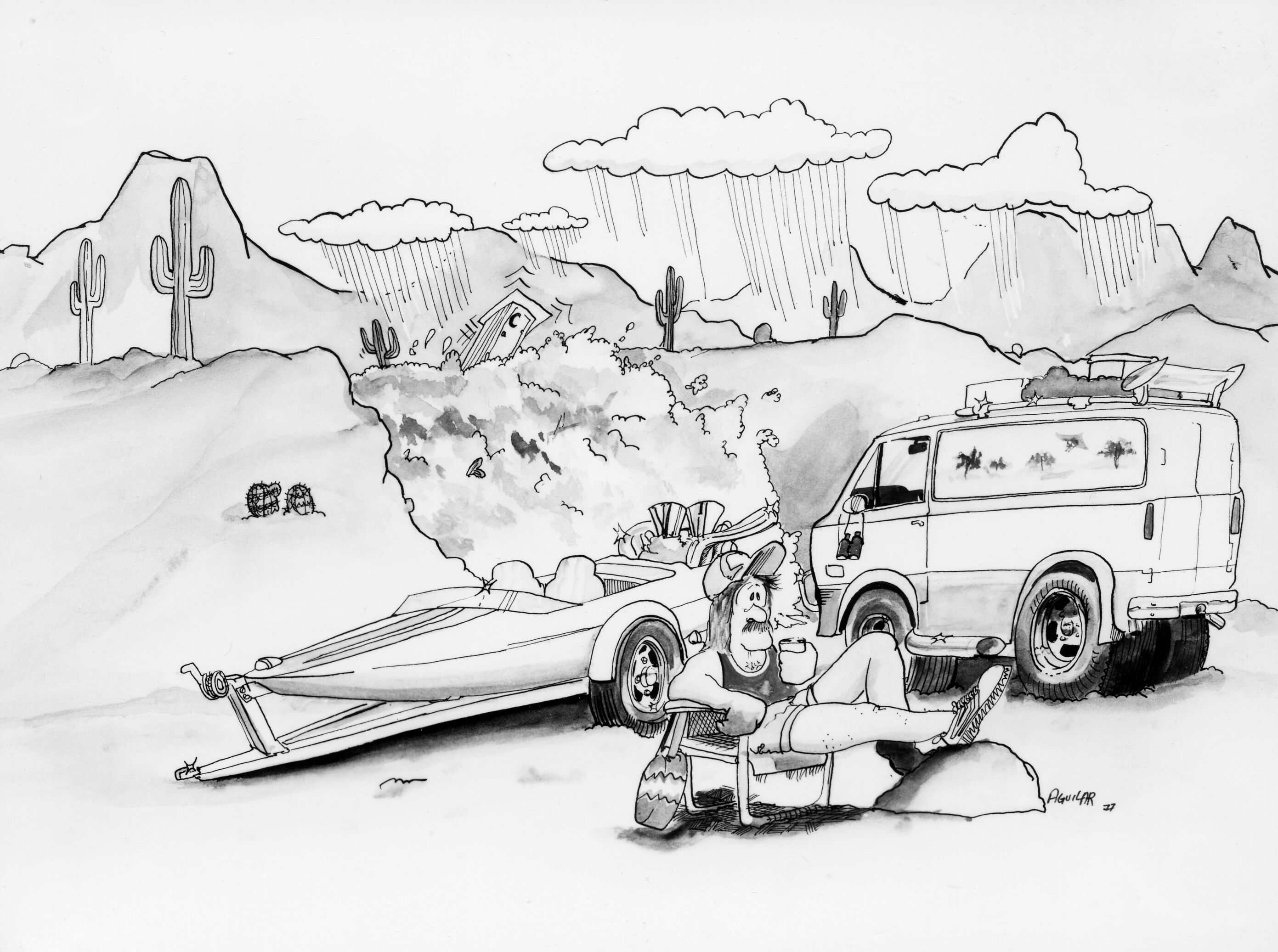 "Captains Corner" Accident Prevention Cartoons