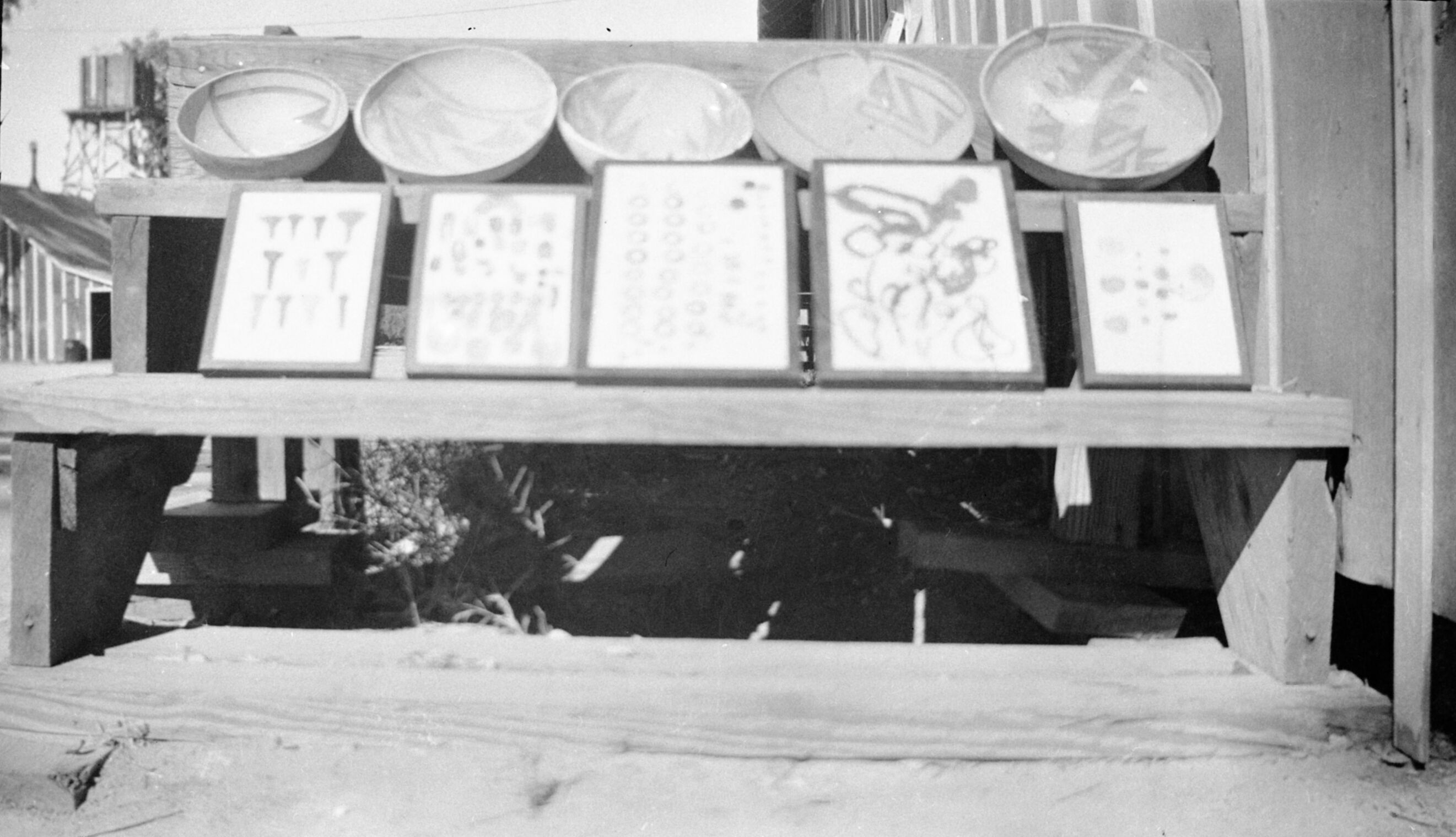 Food bowls and other Indian artifacts