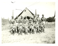 7th Cavalry Officers in Front of Tent