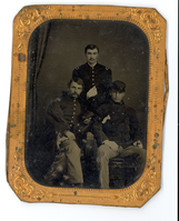 Second Lieutenants Edward Settle Godfrey,  Francis M Gibson,  and Edward Law.