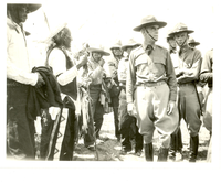 Colonel Fitzhugh Lee,  Captain Roderick Allen,  Lieutenant Carlton Burgess,  and Unidentified Indians.