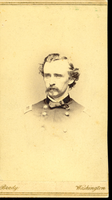 Custer in Military Uniform with Floppy Bow Tie; Bust View