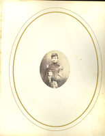 Unsigned,' Man in Dress Uniform with Calvary Insignia on Cap and Sword in Hand