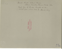 Group of 19 Children and Adults in Front of the Beech Point Schoolhouse