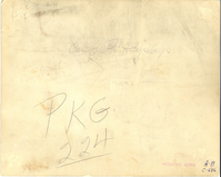 George Armstrong Custer, Elizabeth Bacon Custer, and Thomas Ward Custer Standing on a Porch Built in Front of a Tent