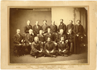 Grand Duke Alexis Alexandrovich Seated, Surrounded by Russian Dignitaries and Six U.S. Army Officers Including: General Phillip Henry Sheridan, General James A. Forsyth, and General George Armstrong Custer