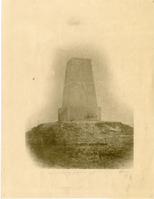 The Custer Memorial on a Dirt Platform