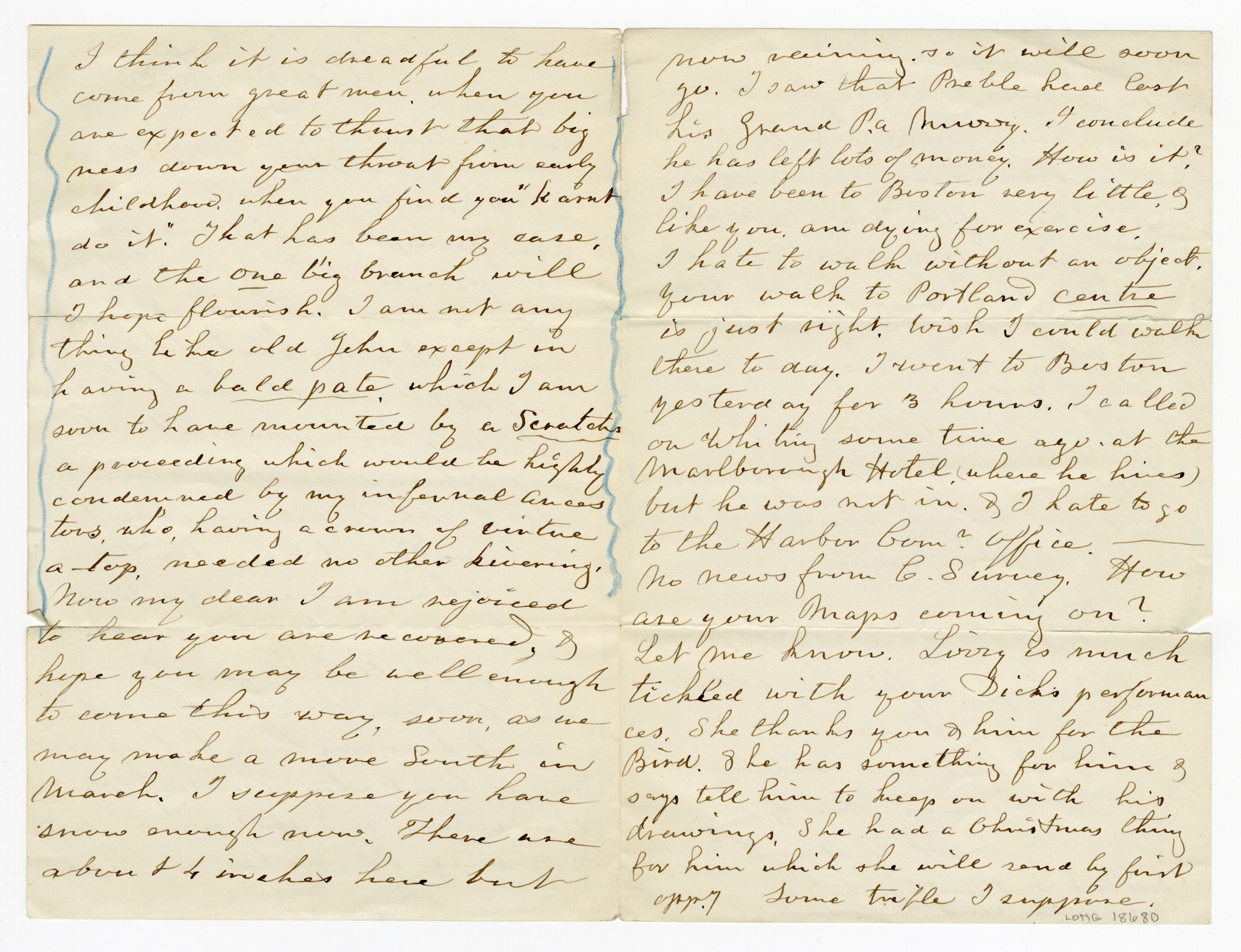 Manuscript letter