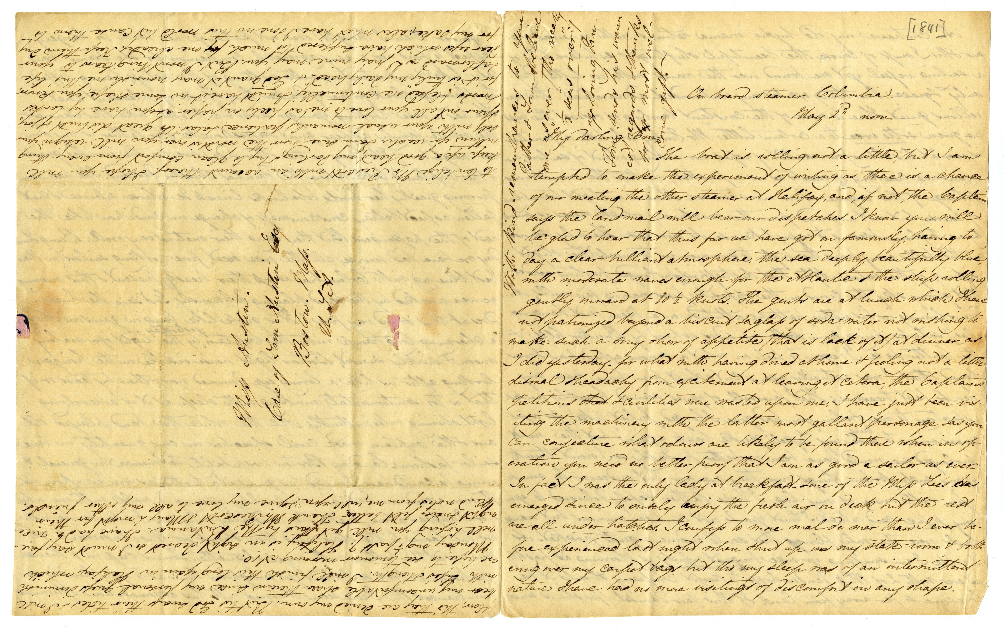 Manuscript letter
