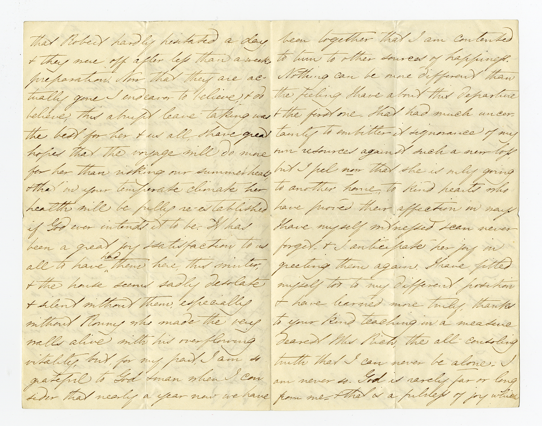 Manuscript letter