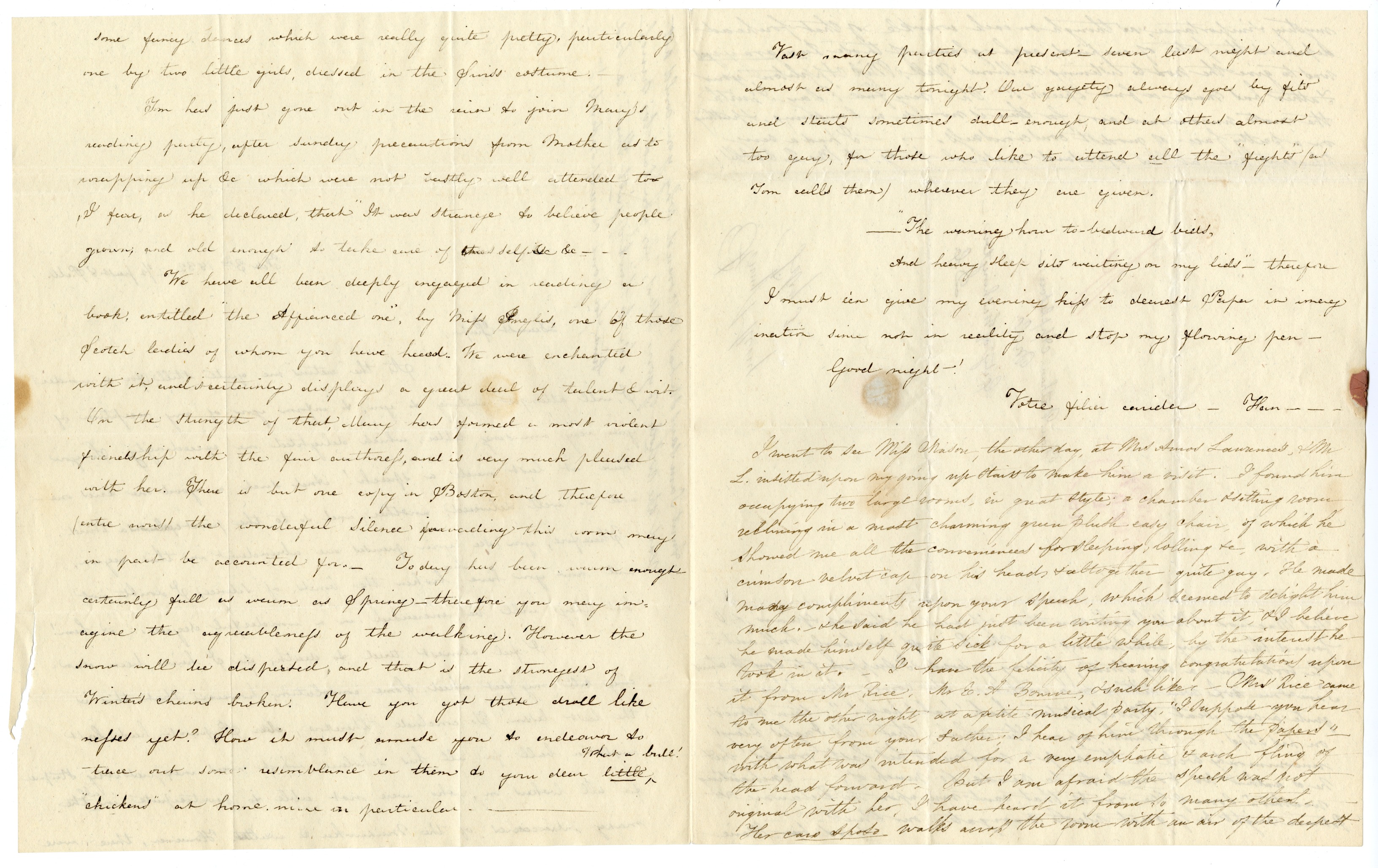 Manuscript letter