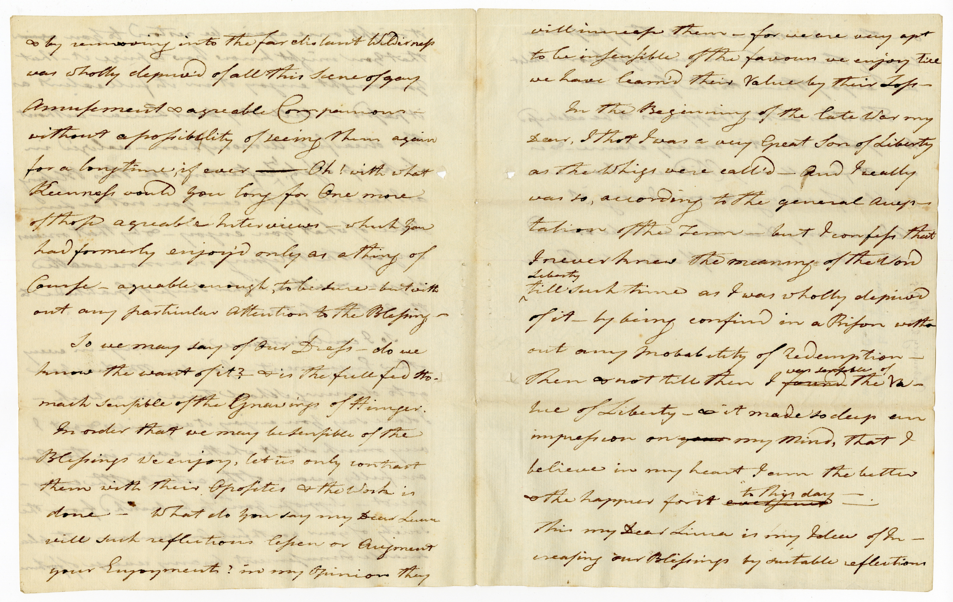 Manuscript letter