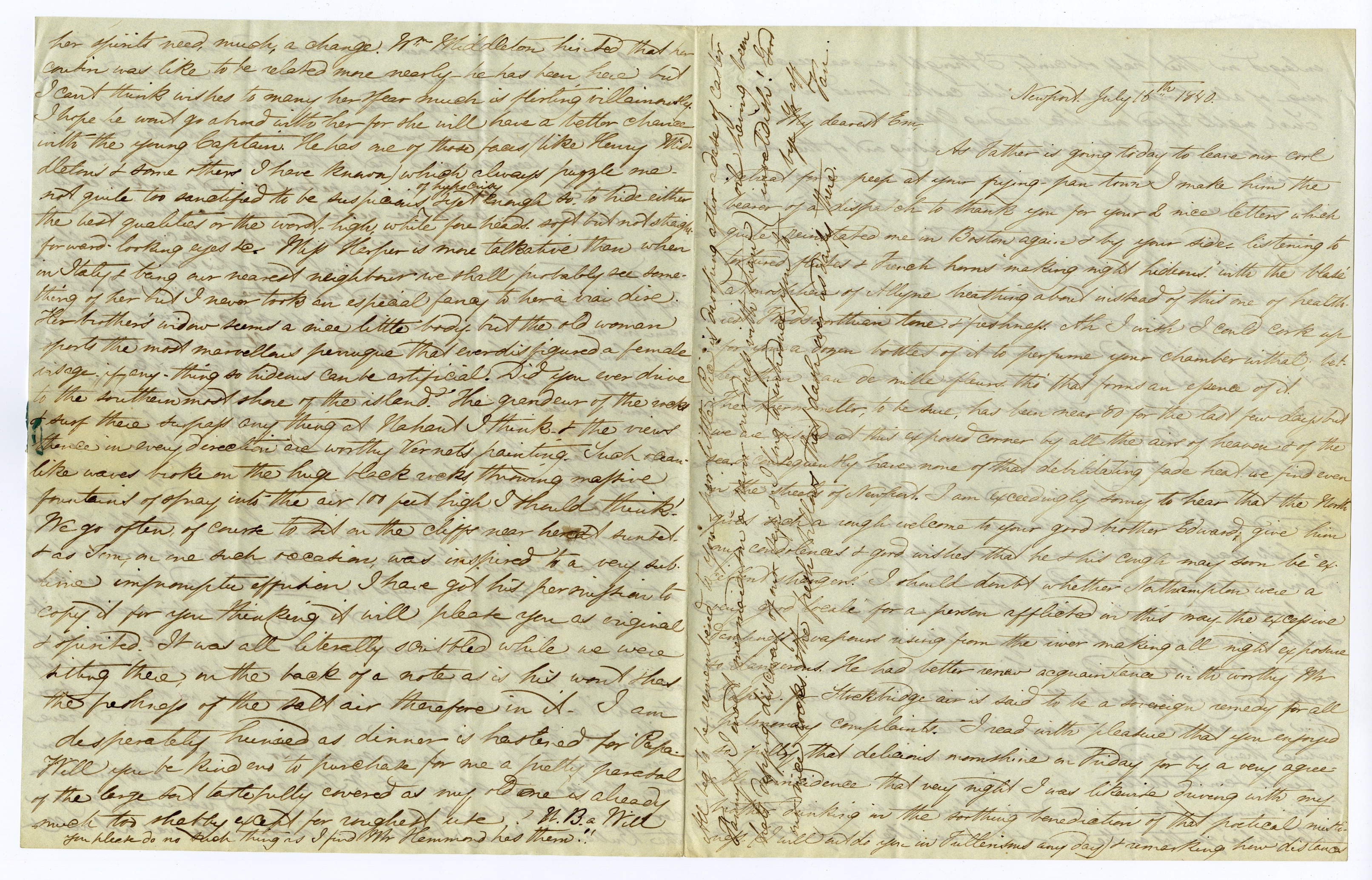 Manuscript letter