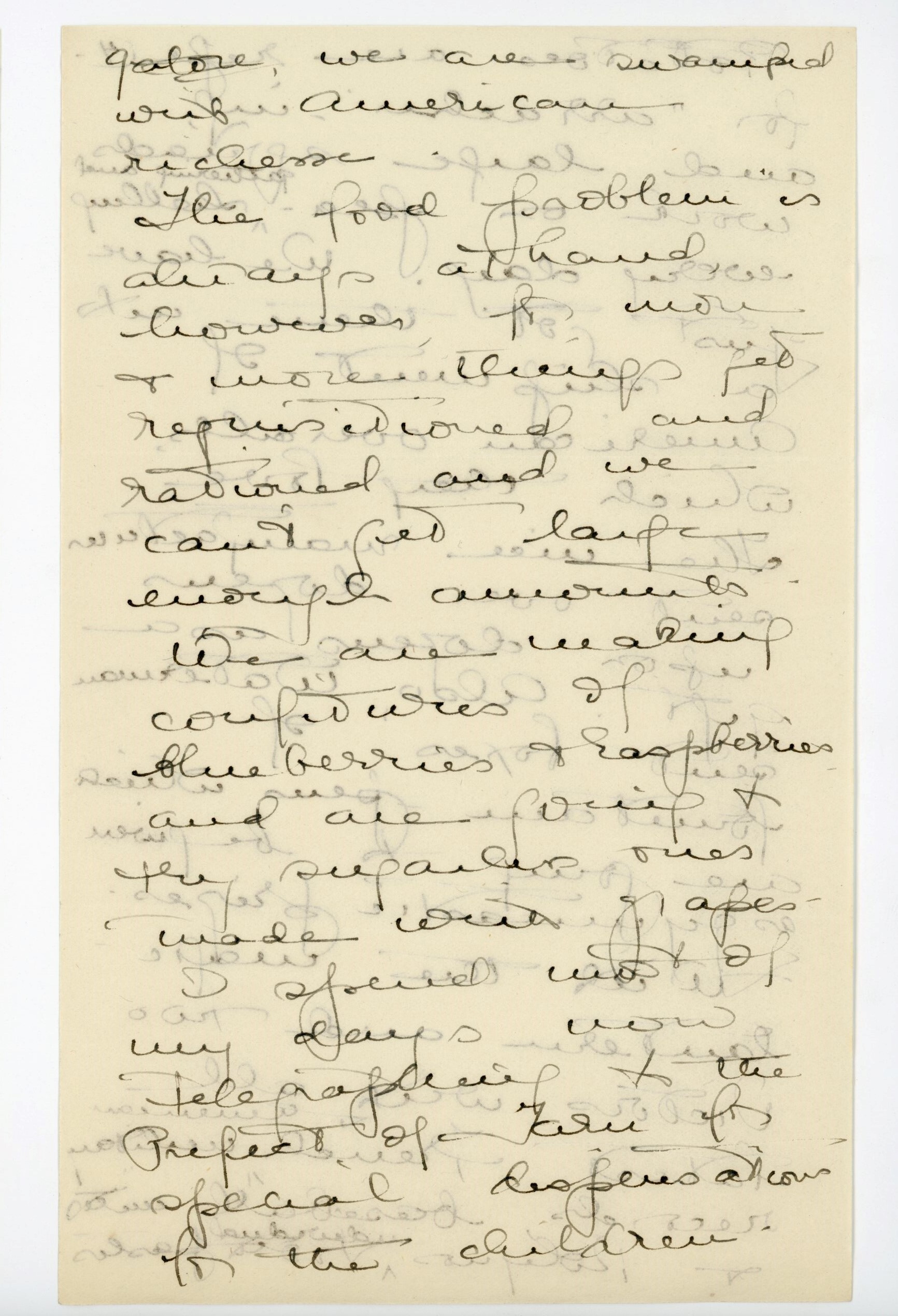 Manuscript letter