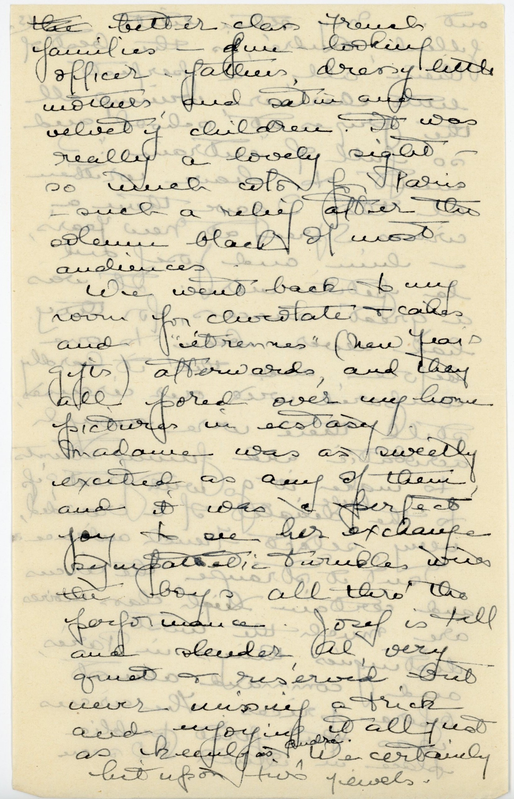 Manuscript letter