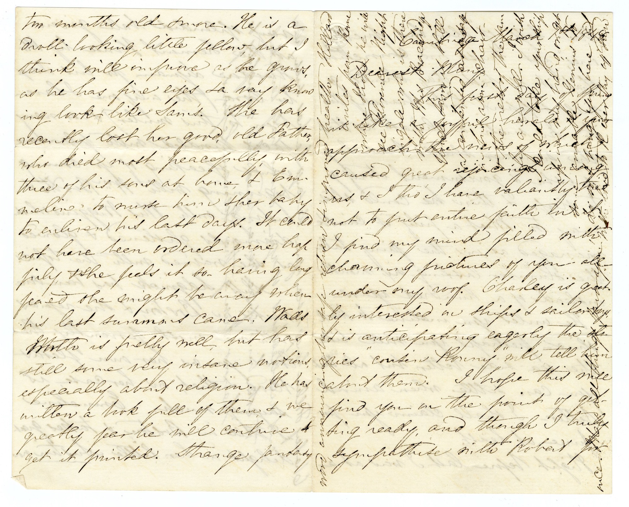 Manuscript letter